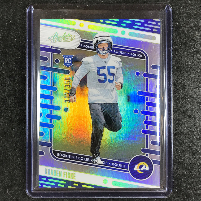 2024 Absolute Football BRADEN FISKE Rookie Base 312/350 #139