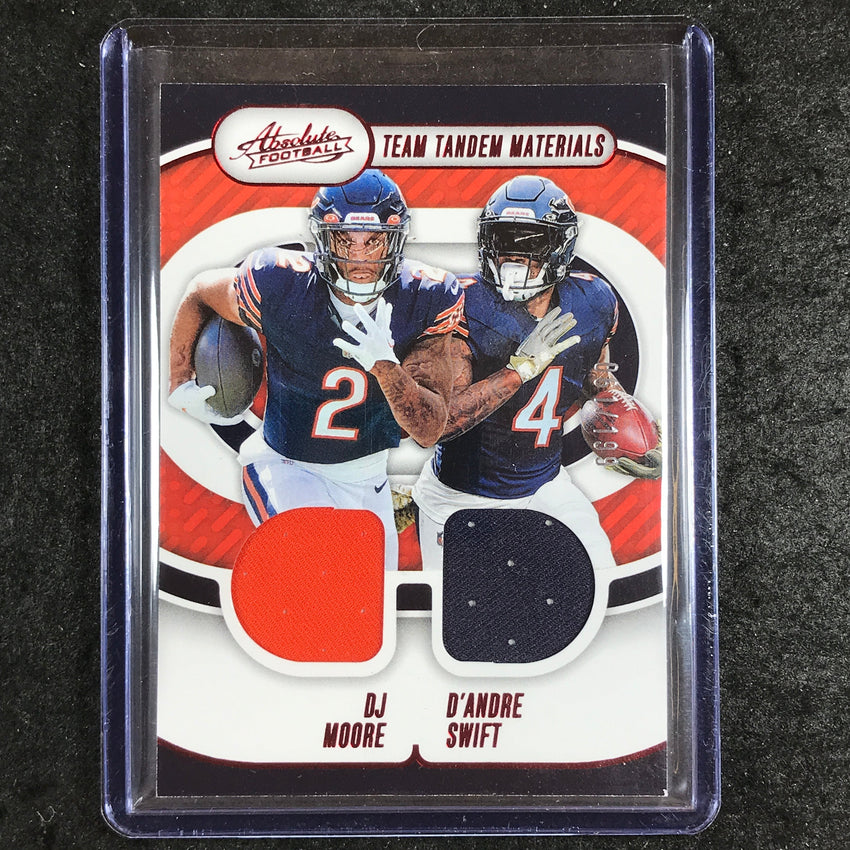 2024 Absolute Football DJ MOORE D'ANDRE SWIFT Team Tandem Dual Jersey 61/199