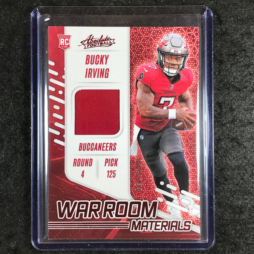2024 Absolute Football BUCKY IRVING War Room Materials Rookie Jersey 14/199