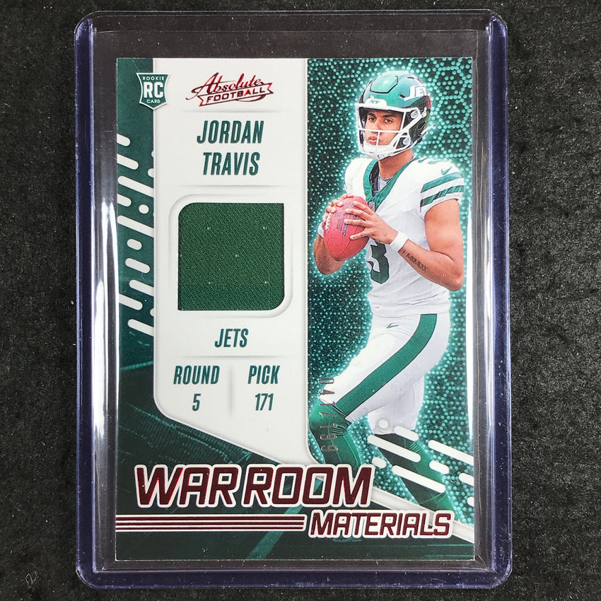 2024 Absolute Football JORDAN TRAVIS War Room Materials Rookie Jersey 41/199