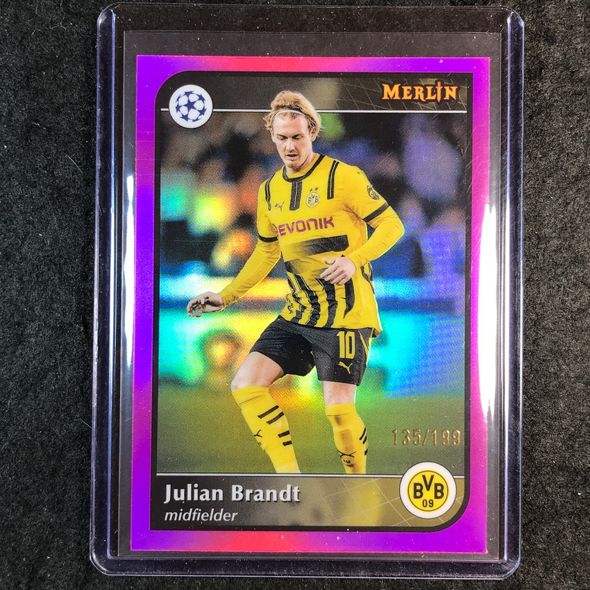 2024-25 Merlin UEFA Club Comp JULIAN BRANDT Pink /199 #196