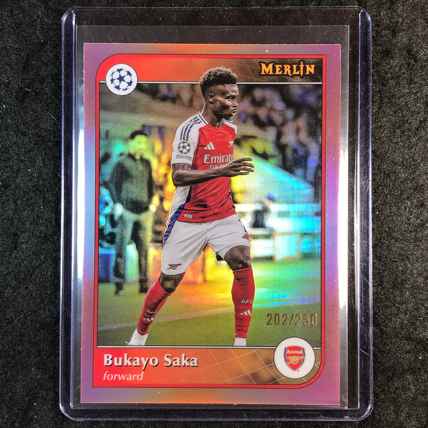 2024-25 Merlin UEFA Club Comp BUKAYO SAKA Rose Gold /250 #7