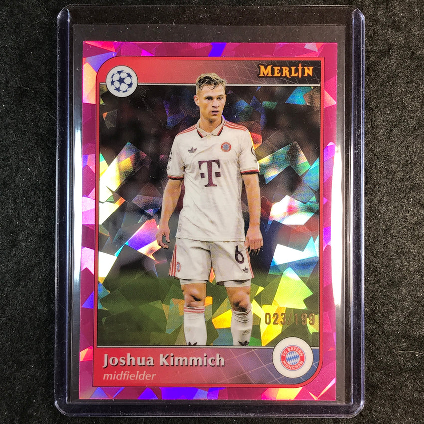 2024-25 Merlin UEFA Club Comp JOSHUA KIMMICH Pink Atomic /199 #143