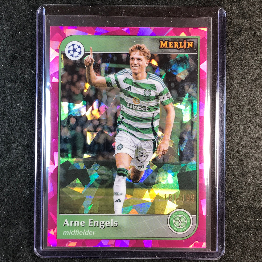 2024-25 Merlin UEFA Club Comp ARNE ENGELS Pink Atomic /199 #194