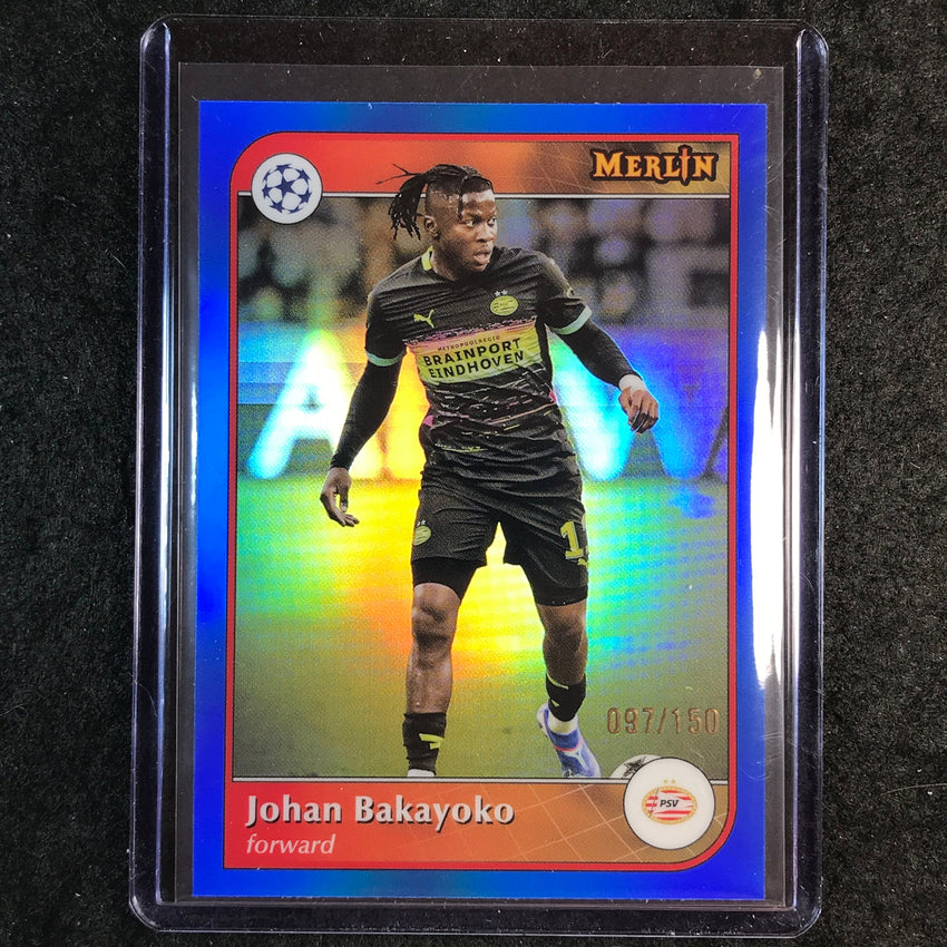 2024-25 Merlin UEFA Club Comp JOHAN BAKAYOKO Base Blue 97/150 #164