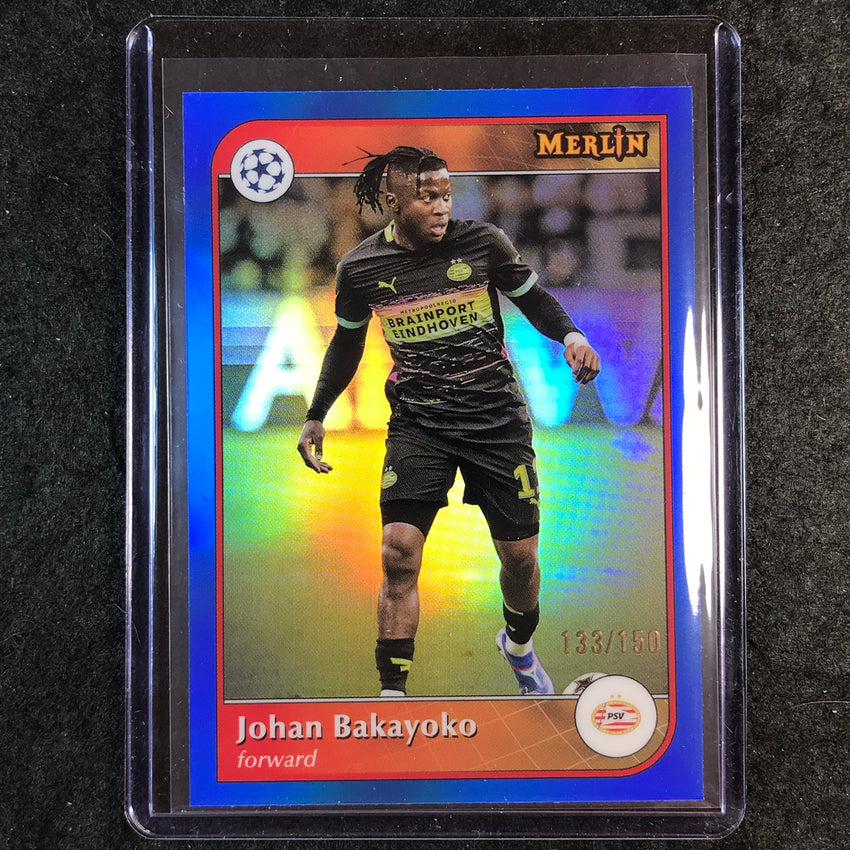 2024-25 Merlin UEFA Club Comp JOHAN BAKAYOKO Base Blue 133/150 #164