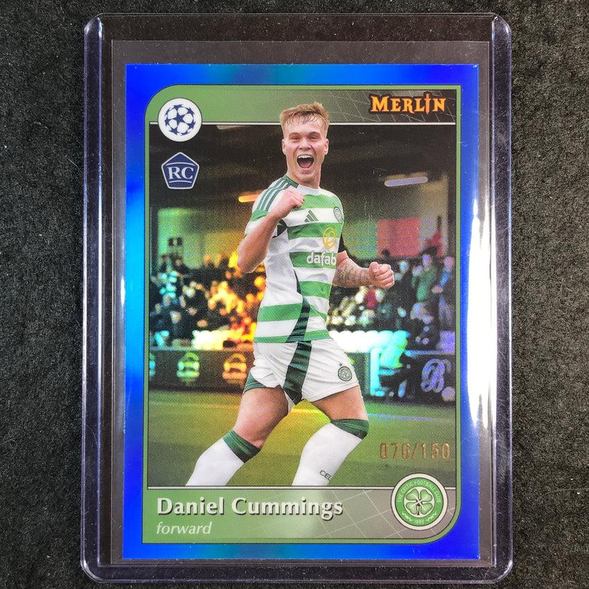 2024-25 Merlin UEFA Club Comp DANIEL CUMMINGS Rookie Base Blue 76/150 #166