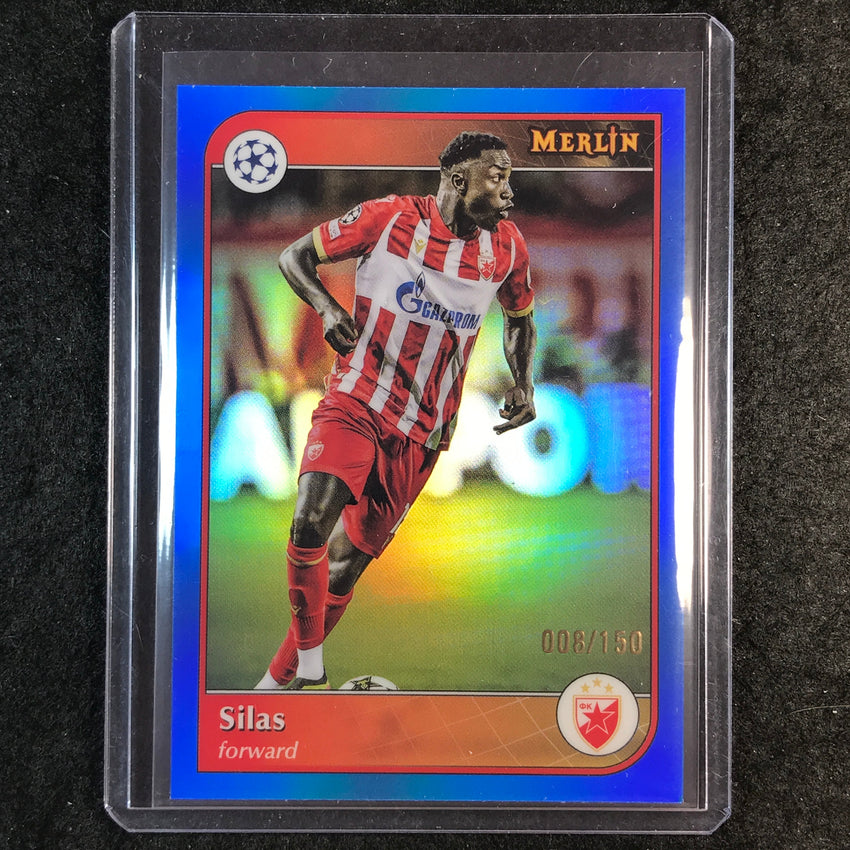 2024-25 Merlin UEFA Club Comp SILAS Base Blue 8/150 #168