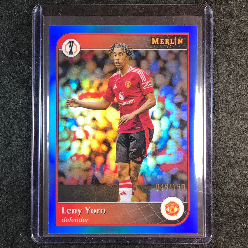 2024-25 Merlin UEFA Club Comp LENY YORO Base Blue 49/150 #189