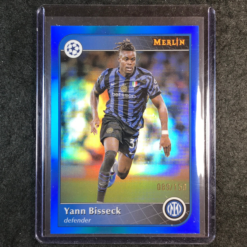 2024-25 Merlin UEFA Club Comp YANN BISSECK Base Blue 89/150 #200