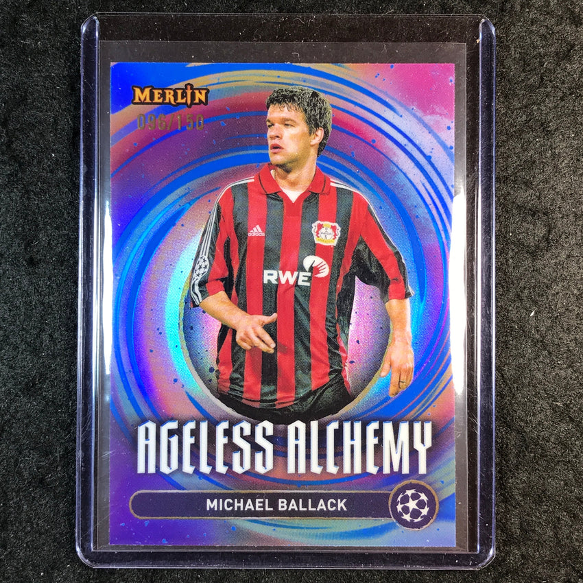 2024-25 Merlin UEFA Club Comp MICHAEL BALLACK Ageless Alchemy Blue 96/150 #14