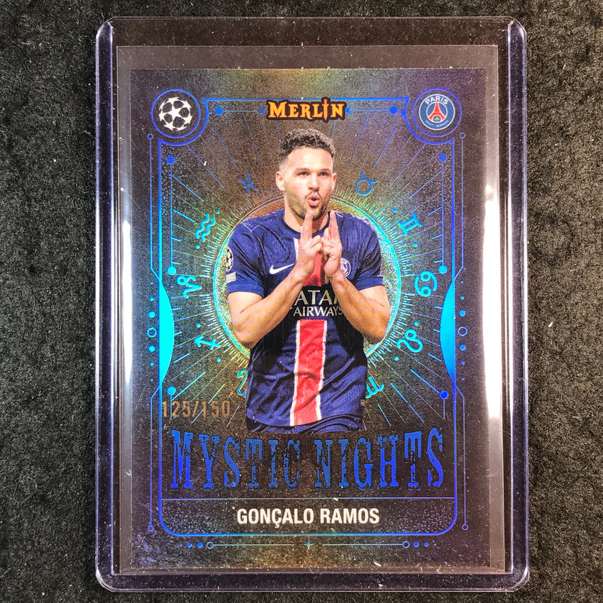 2024-25 Merlin UEFA Club Comp GONCALO RAMOS Mystic Nights Blue 125/150 #16