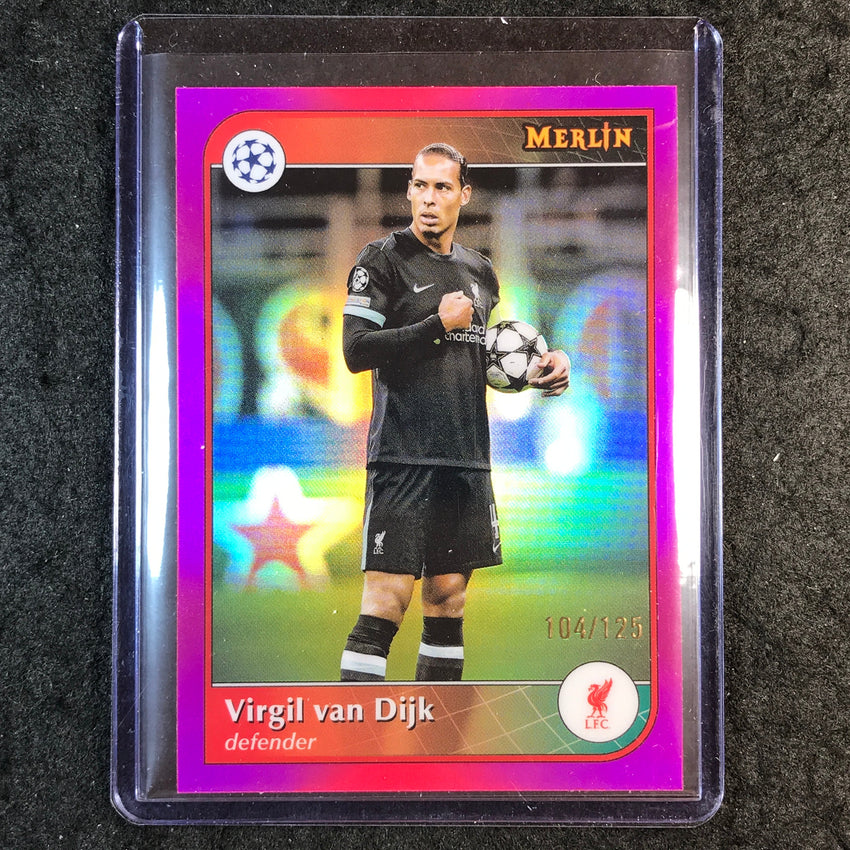 2024-25 Merlin UEFA Club Comp VIRGIL VAN DIJK Magenta 104/125 #4