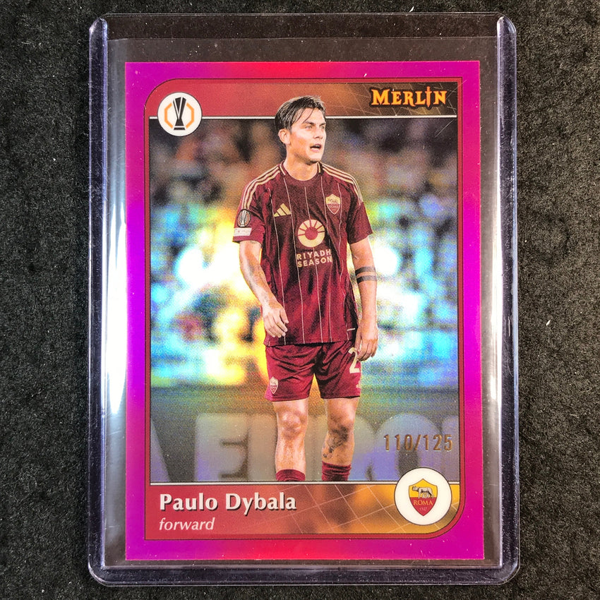 2024-25 Merlin UEFA Club Comp PAULO DYBALA Magenta 110/125 #21