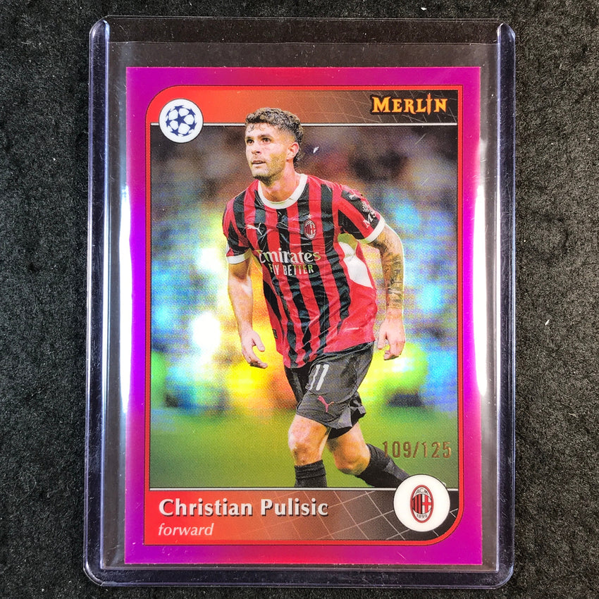2024-25 Merlin UEFA Club Comp CHRISTIAN PULISIC Magenta 109/125 #76