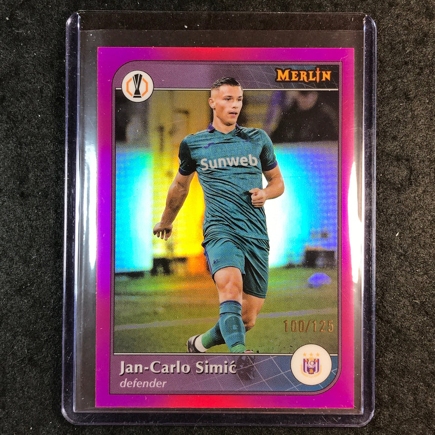 2024-25 Merlin UEFA Club Comp JAN-CARLO SIMIC Magenta 100/125 #146