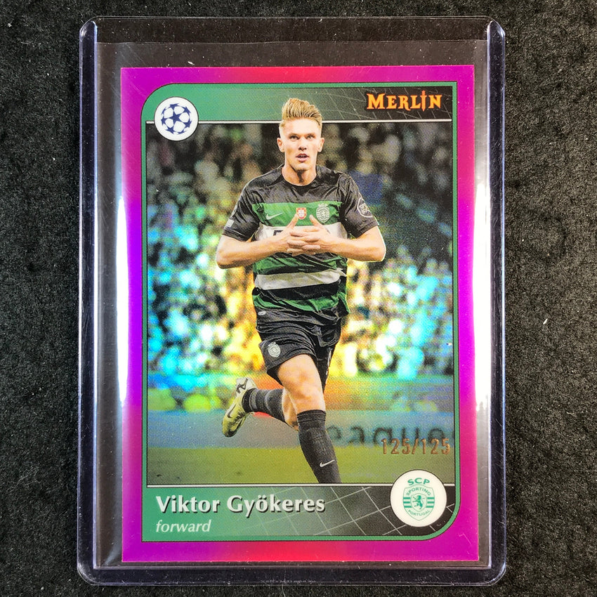 2024-25 Merlin UEFA Club Comp VIKTOR GYOKERES Magenta 125/125 #178