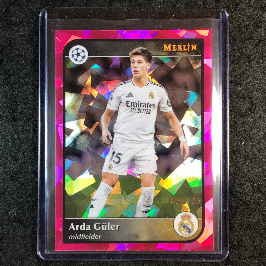 2024-25 Merlin UEFA Club Comp ARDA GULER Magenta Atomic 9/125 #40