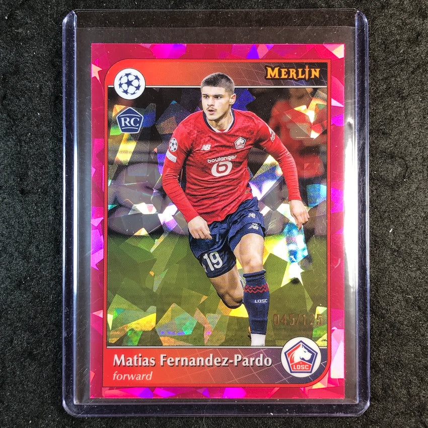 2024-25 Merlin UEFA Club Comp FERNANDEZ-PARDO Rookie Magenta Atomic 45/125 #103