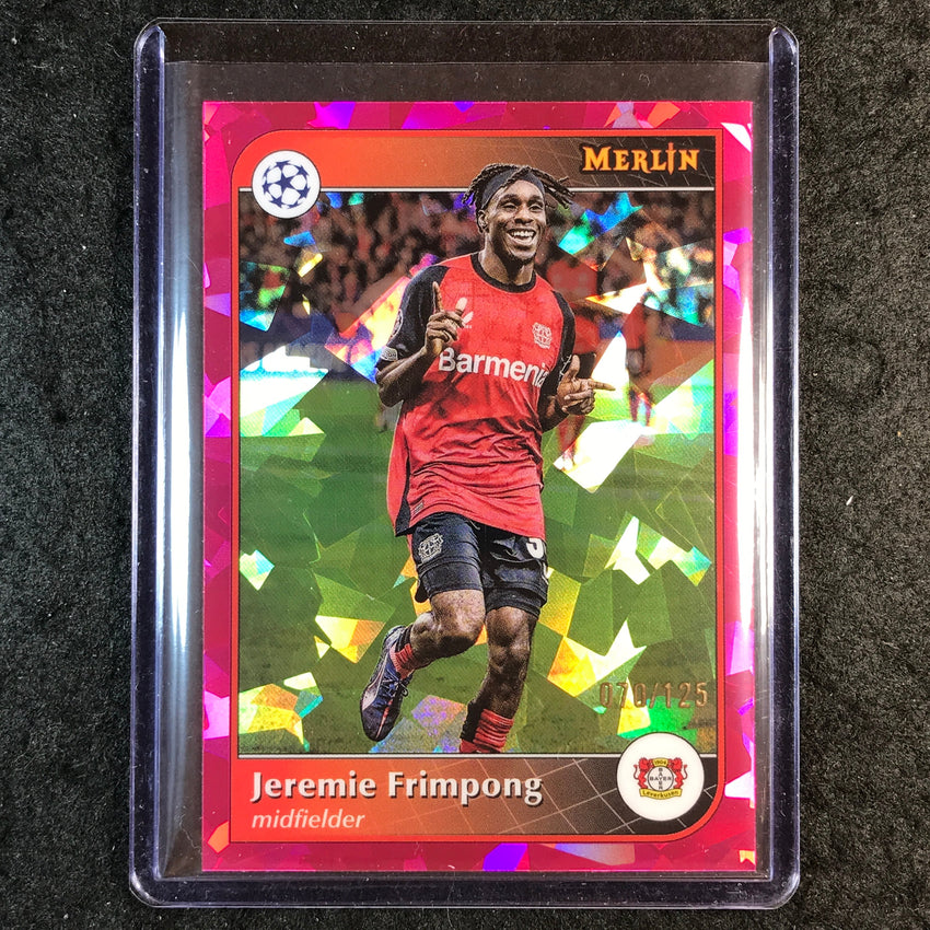 2024-25 Merlin UEFA Club Comp JEREMIE FRIMPONG Magenta Atomic 70/125 #132