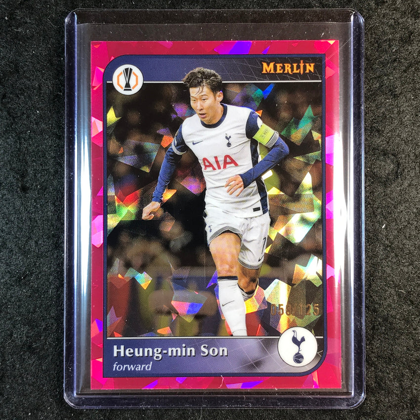 2024-25 Merlin UEFA Club Comp HEUNG-MIN SON Magenta Atomic 58/125 #155