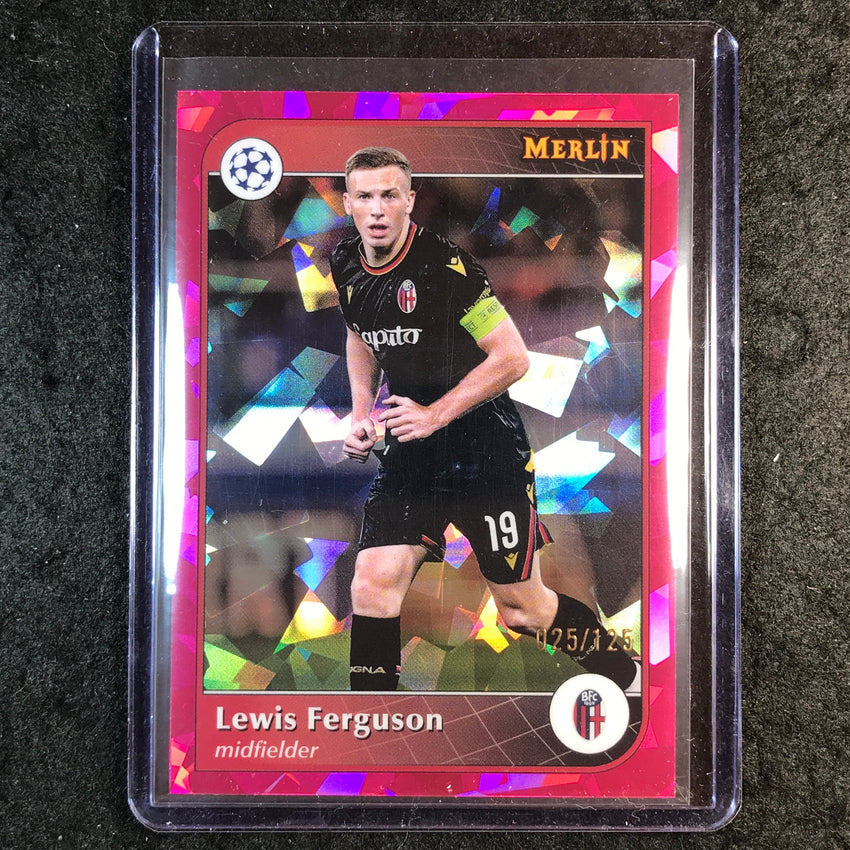 2024-25 Merlin UEFA Club Comp LEWIS FERGUSON Magenta Atomic 25/125 #186
