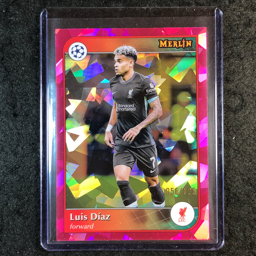 2024-25 Merlin UEFA Club Comp LUIS DIAZ Magenta Atomic 56/125 #188