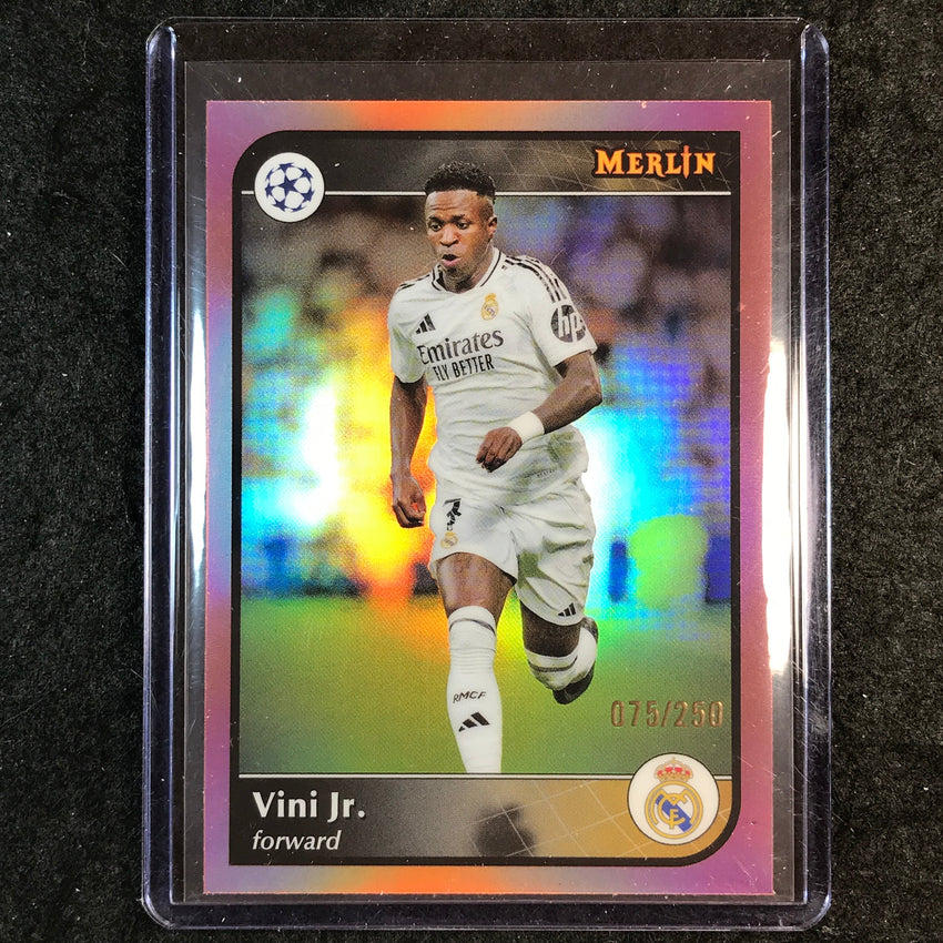 2024-25 Merlin UEFA Club Comp VINI JR. Rose Gold /250 #77