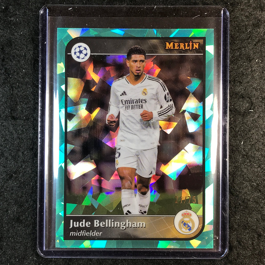 2024-25 Merlin UEFA Club Comp JUDE BELLINGHAM Base Aqua Atomic 21/75 #5