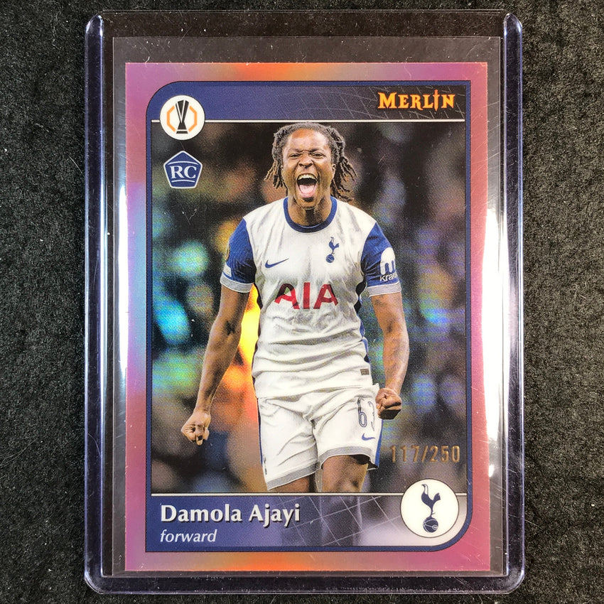 2024-25 Merlin UEFA Club Comp DAMOLA AJAYI Rookie Rose Gold /250 #112