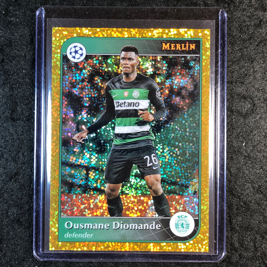 2024-25 Merlin UEFA Club Comp OUSMANE DIOMANDE Base Gold Speckle 48/50 #174