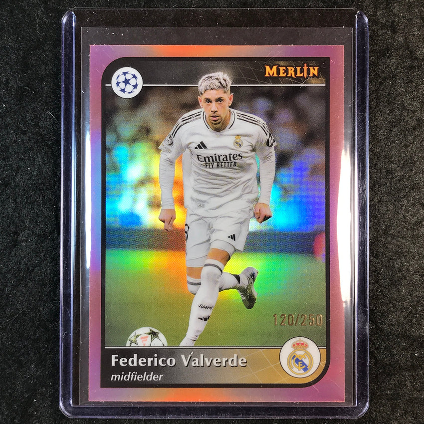 2024-25 Merlin UEFA Club Comp FEDERICO VALVERDE Rose Gold /250 #145