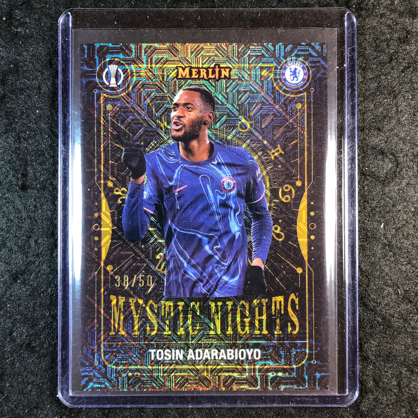 2024-25 Merlin UEFA Club Comp TOSIN ADARABIOYO Mystic Nights Gold Mojo 38/50 #6