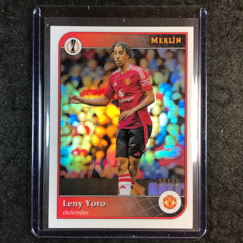 2024-25 Merlin UEFA Club Comp LENY YORO Base Pearl 29/30 #189