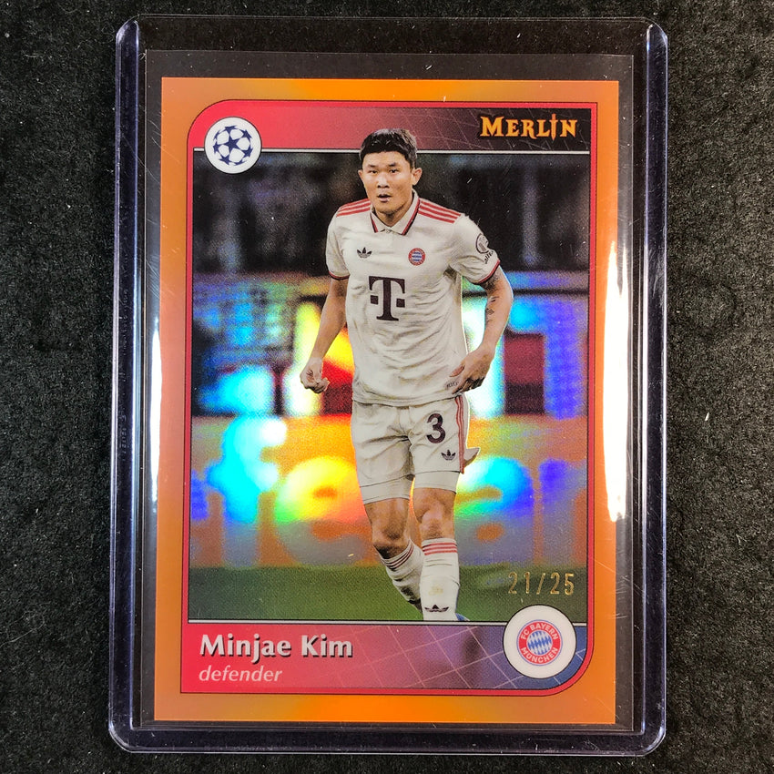 2024-25 Merlin UEFA Club Comp MINJAE KIM Base Orange 21/25 #115