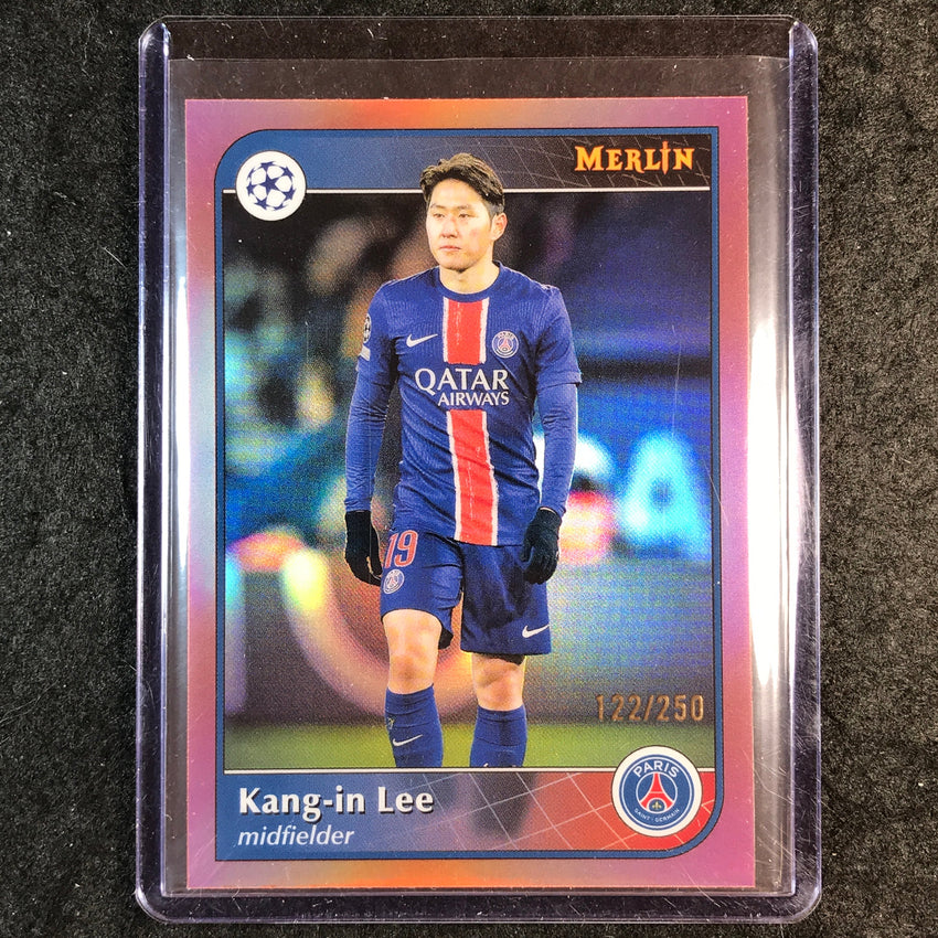 2024-25 Merlin UEFA Club Comp KANG-IN LEE Rose Gold /250 #161