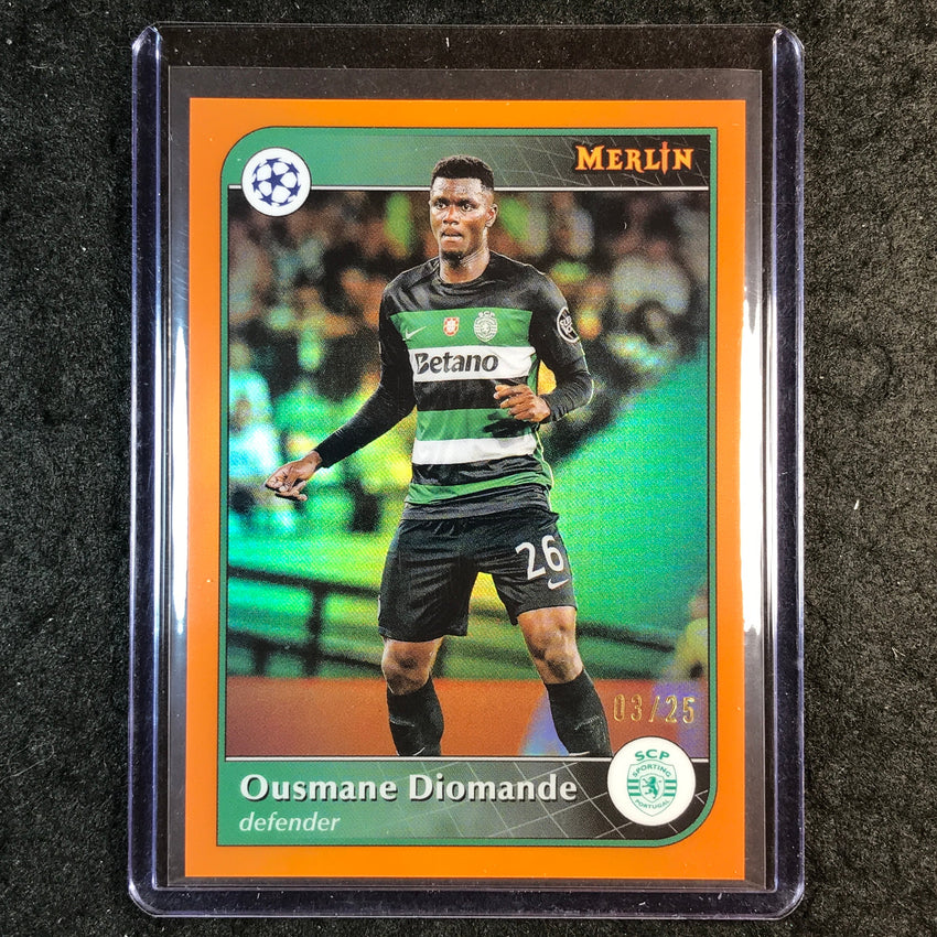 2024-25 Merlin UEFA Club Comp OUSMANE DIOMANDE Base Orange 3/25 #174
