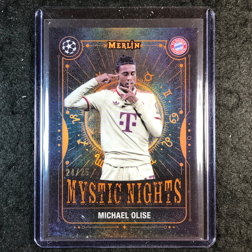 2024-25 Merlin UEFA Club Comp MICHAEL OLISE Mystic Nights Orange 24/25 #27