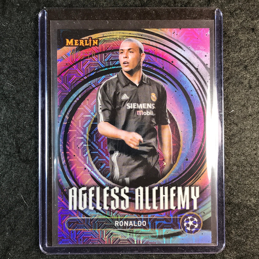 2024-25 Merlin UEFA Club Comp RONALDO Ageless Alchemy Black Mojo 9/10 #19