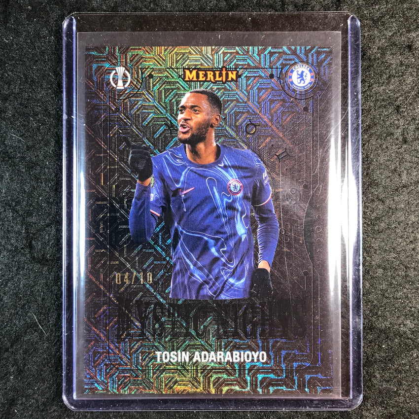 2024-25 Merlin UEFA Club Comp TOSIN ADARABIOYO Mystic Nights Black Mojo 4/10 #6