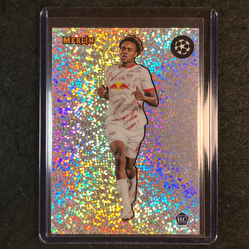 2024-25 Merlin UEFA Club Comp ASSAN OUEDRAOGO The Shiny Rookie SSP #12