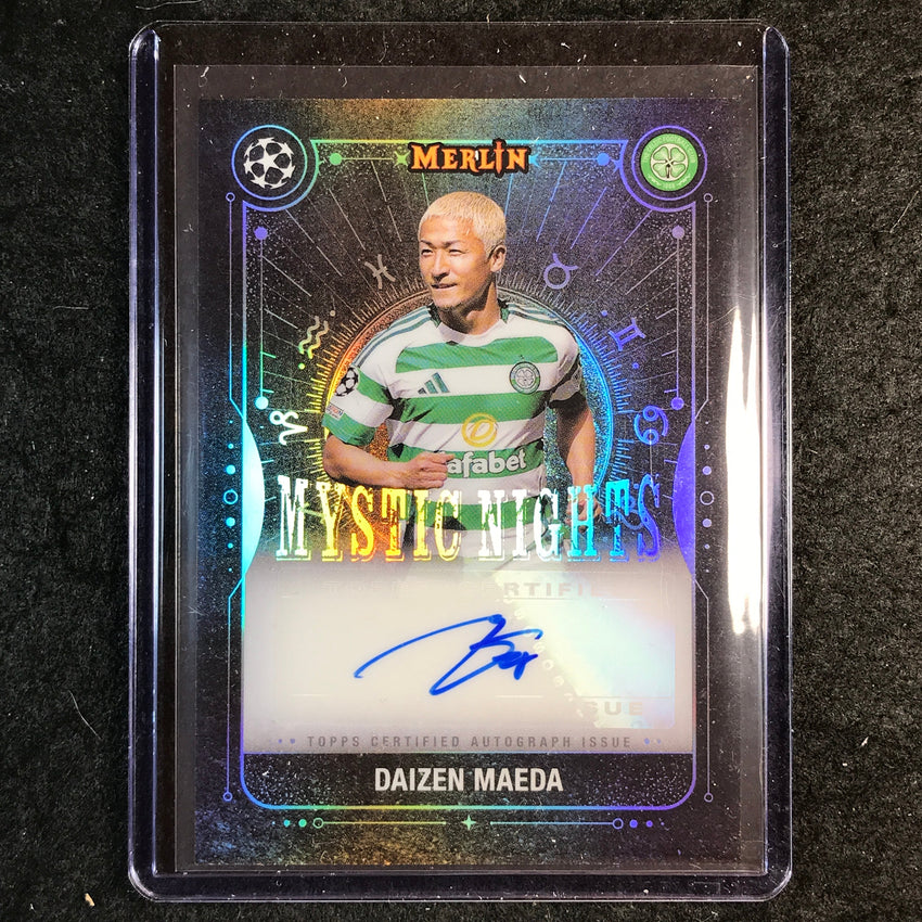 2024-25 Merlin UEFA Club Comp DAIZEN MAEDA Mystic Nights Auto Refractor #DM