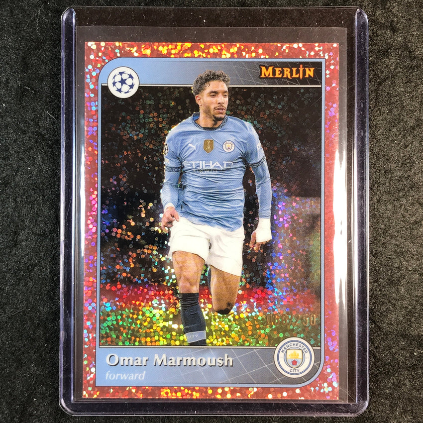 2024-25 Merlin UEFA Club Comp OMAR MARMOUSH Rose Gold Speckle /250 #36