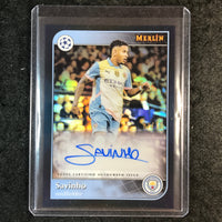 2024-25 Merlin UEFA Club Comp SAVINHO Base Auto Black 7/10
