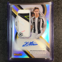 2024-25 Merlin UEFA Club Comp KENAN YILDIZ Match Ball Relic Auto Refractor #KY