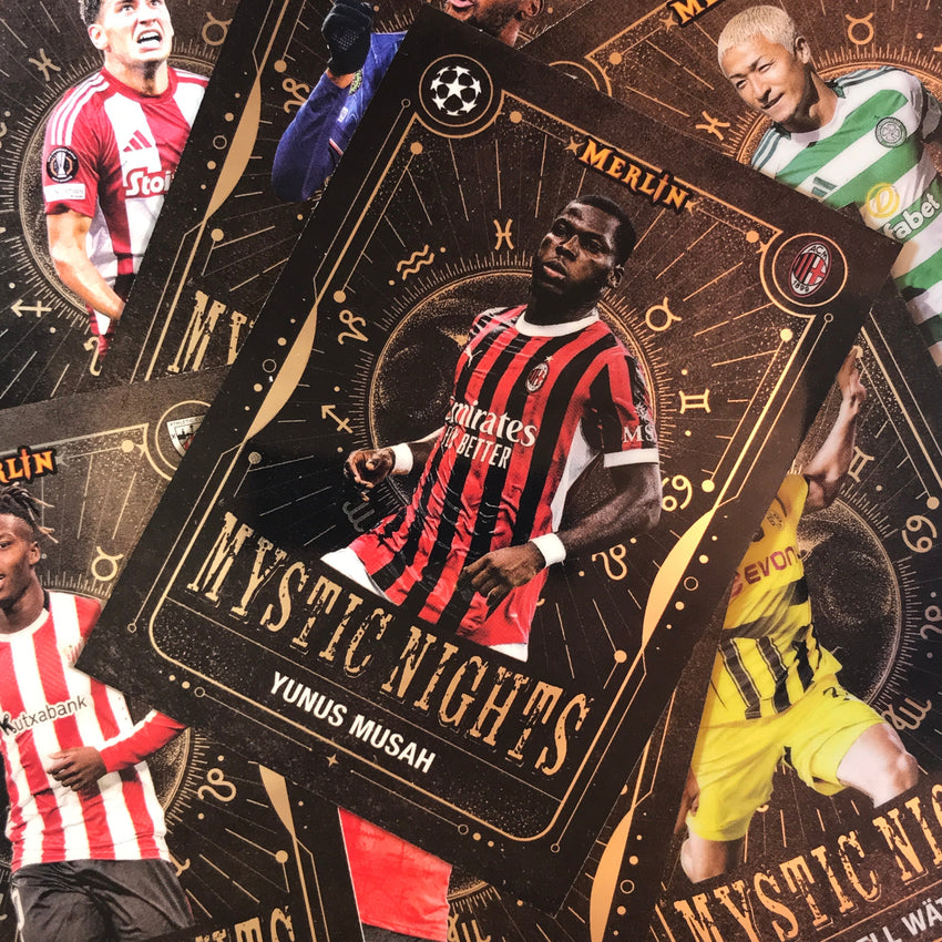 2024-25 Merlin UEFA Club Comp IBRAHIM MBAYE Mystic Nights Rookie #MN-28