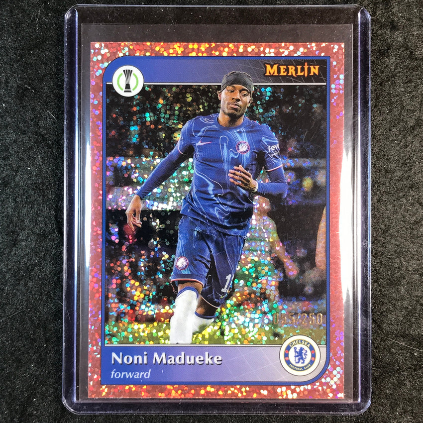 2024-25 Merlin UEFA Club Comp NONI MADUEKE Rose Gold Speckle /250 #140