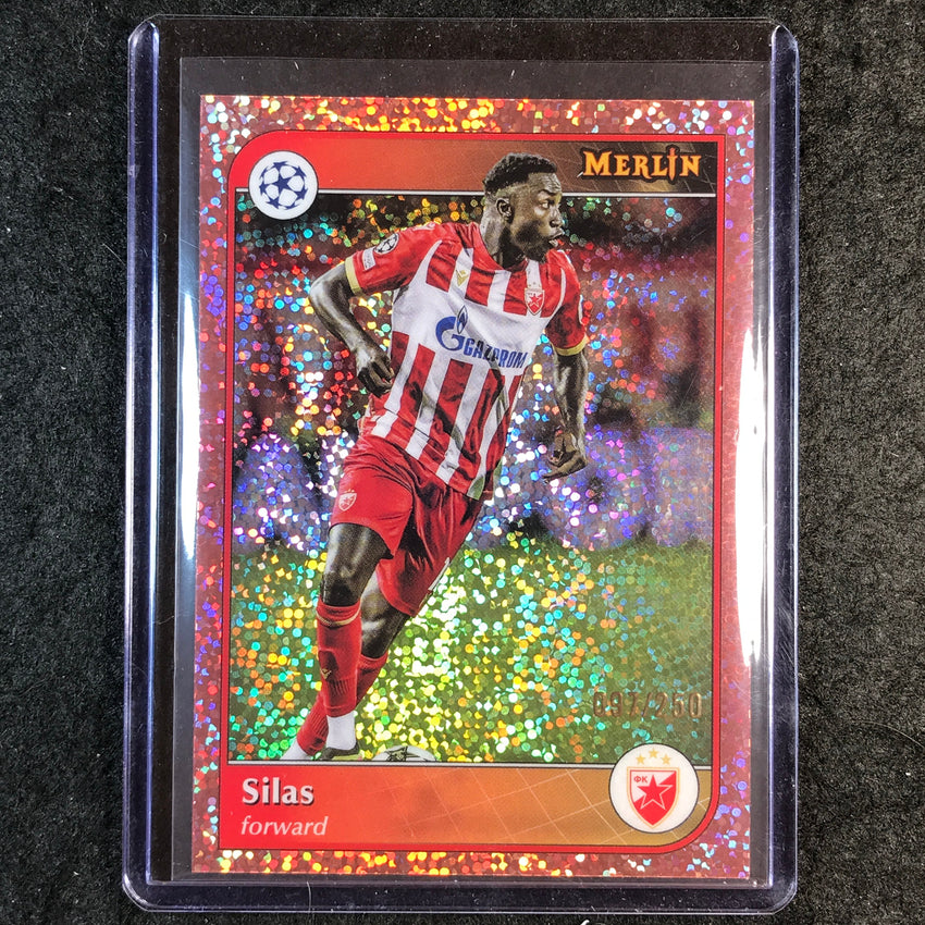 2024-25 Merlin UEFA Club Comp SILAS Rose Gold Speckle /250 #168