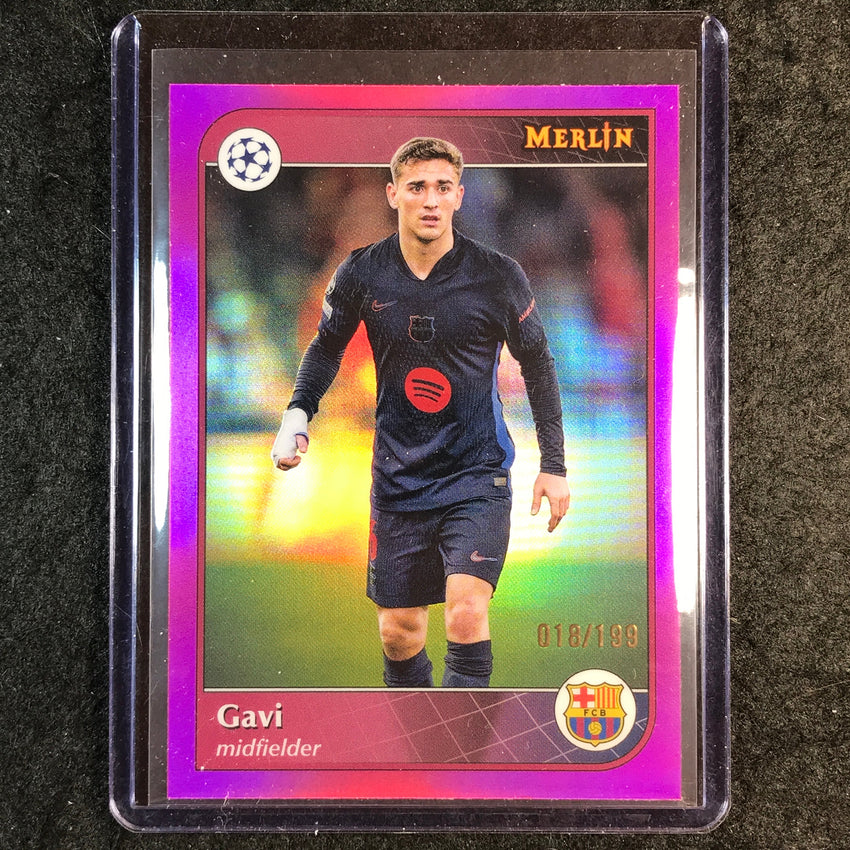 2024-25 Merlin UEFA Club Comp GAVI Pink /199 #6