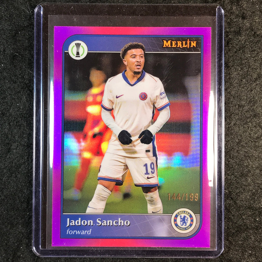 2024-25 Merlin UEFA Club Comp JADON SANCHO Pink /199 #25
